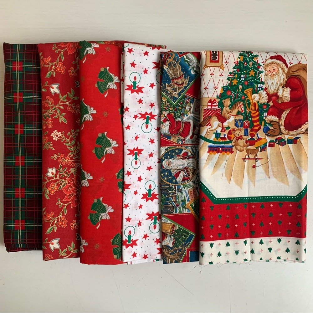 Christmas Fabric 6pc Bundle